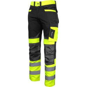 HIGH-VISILIBITY TROUSERS, SLIM FIT COLOUR YELLOW L4051101