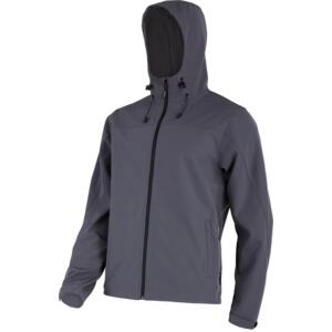 SOFT-SHELL JACKET WITH HOOD COLOUR GRAY L4093401