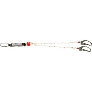 SAFETY SHOCK ABSORBER WITH A DOUBLE LANYARD C8020200