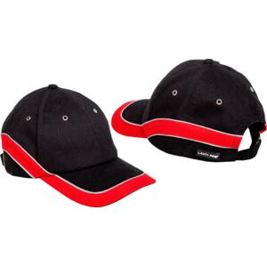 BASEBALL CAP COLOUR BLACK - RED L1010300
