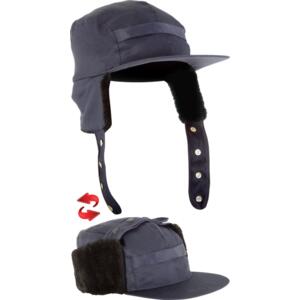 PADDED CAP WITH FLAPS COLOUR NAVY L1915160