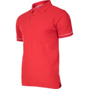 TRICOU BUMBAC POLO CULOARE ROȘU L4030701