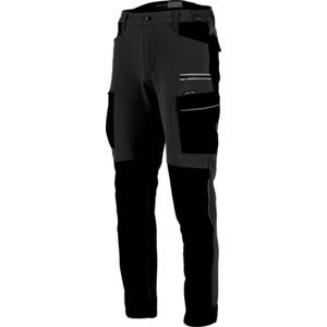 SPODNIE, SLIM FIT KOLOR SZARO-CZARNY L4055401