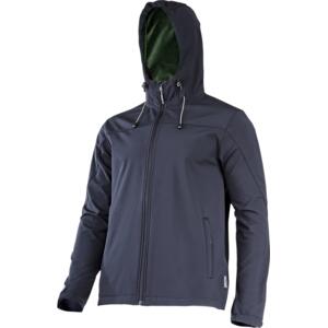 KURTKA SOFT-SHELL Z KAPTUREM KOLOR CZARNY L4093301