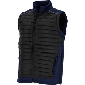ЖИЛЕТ УТЕПЛЕННЫЙ ЦВЕТ KOLORY_CZARNO-GRANATOWY L4131901